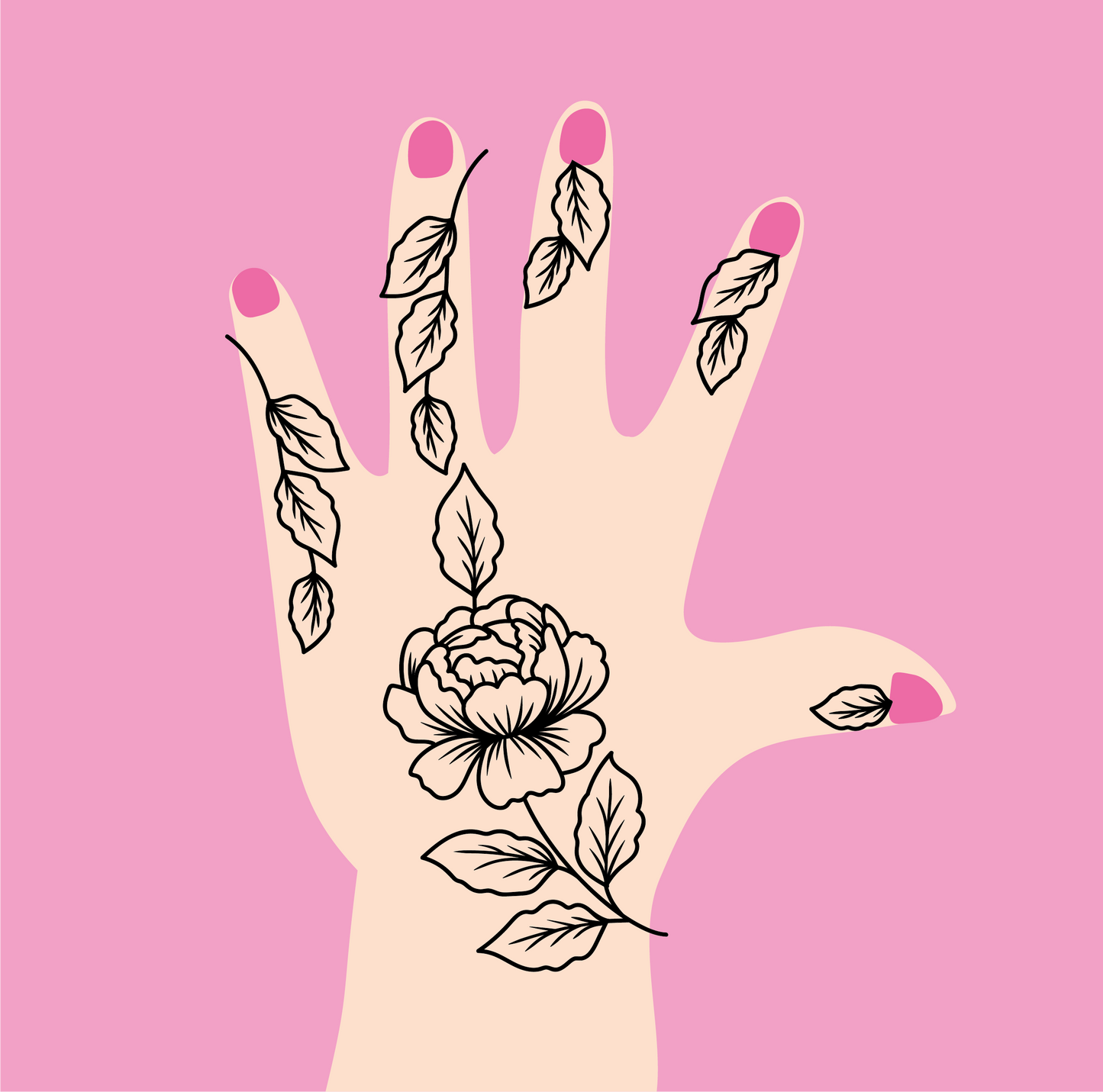 Henna Sticker G6 ستكر حنا
